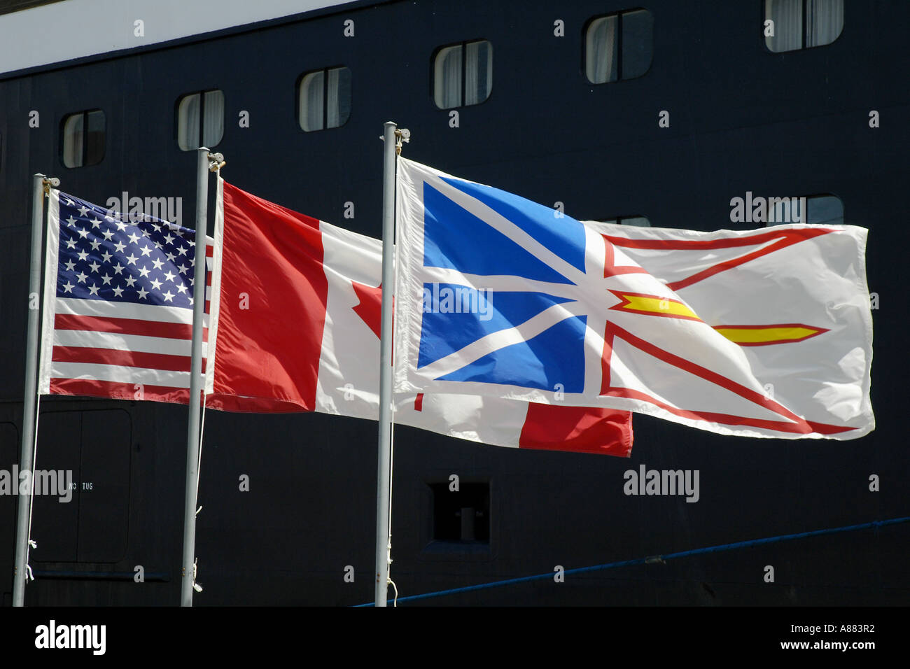 Newfoundland flag hires stock photography and images Alamy