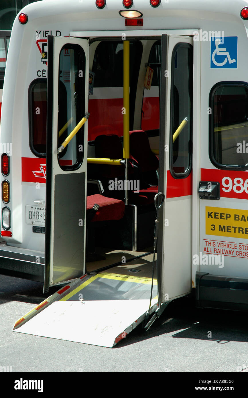 Disabled Ramp Bus Stock Photos & Disabled Ramp Bus Stock Images Alamy