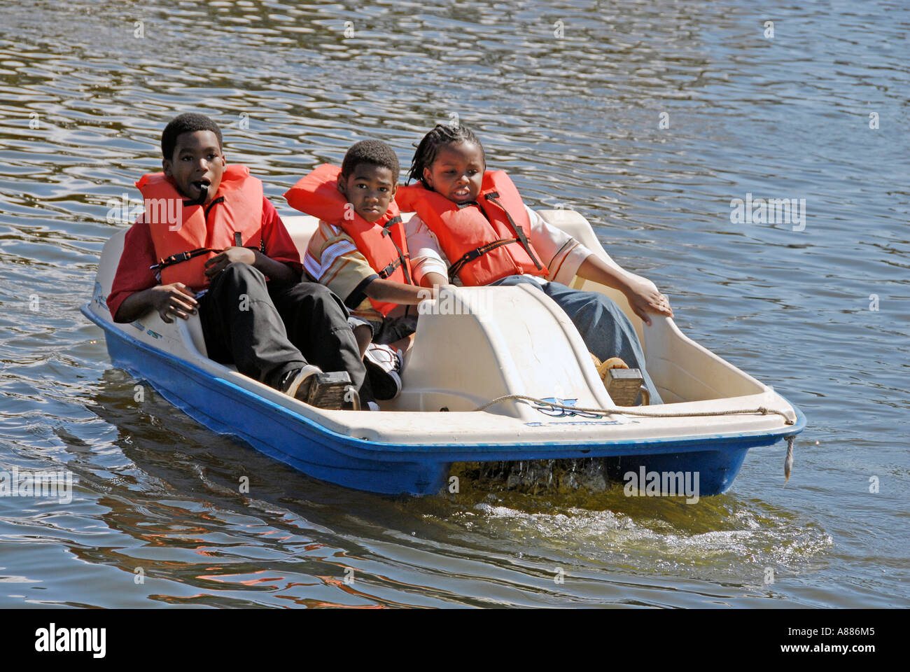People wearing life preserver hi-res stock photography and images - Alamy