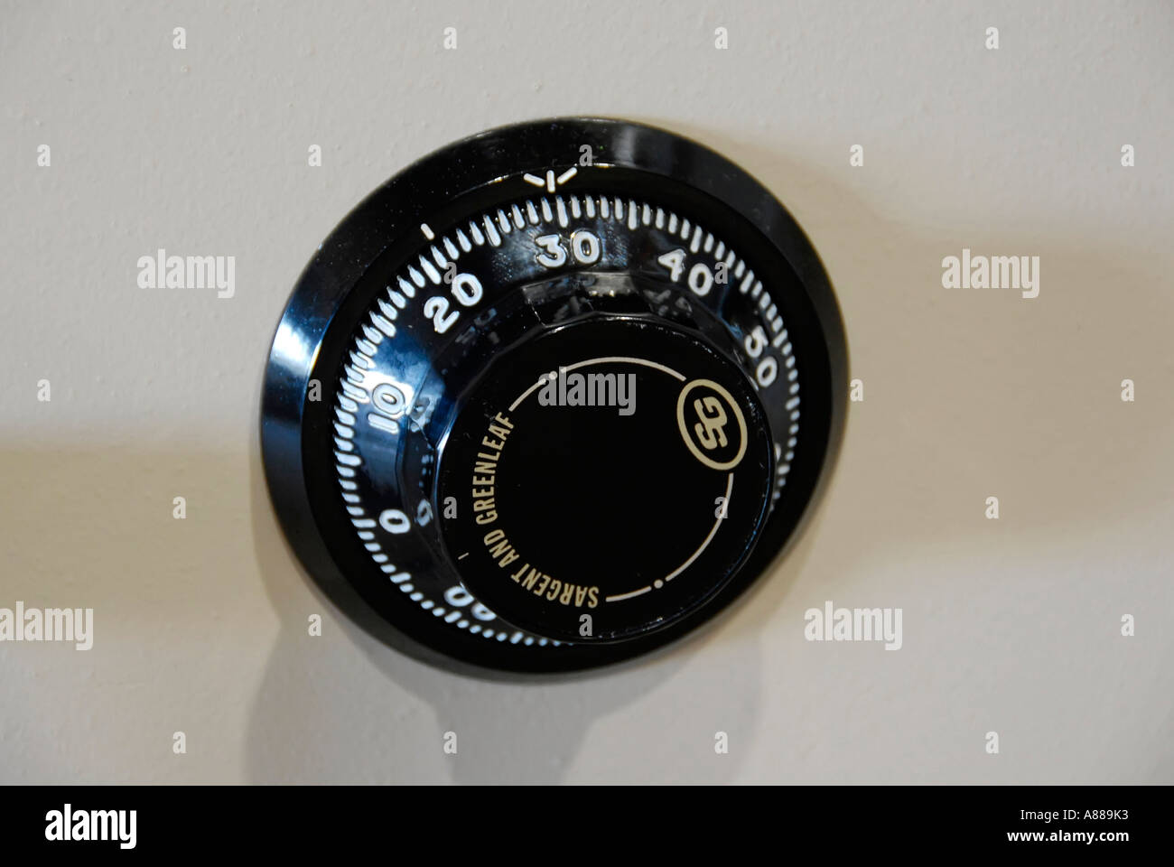 Combination lock on a safe Stock Photo Alamy