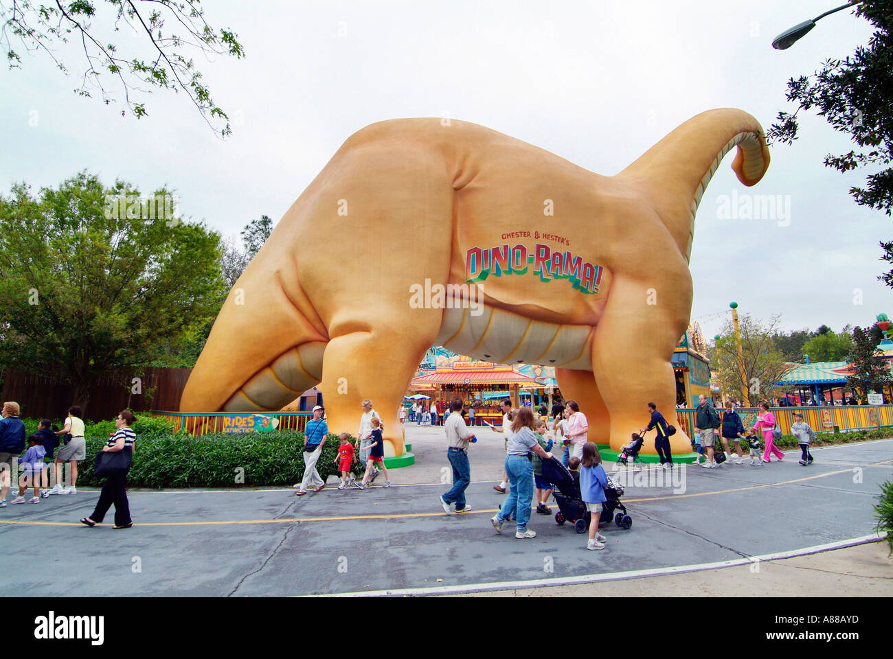 The Animal Kingdom Park at Disney World Theme Park Orlando Florida FL Stock Photo