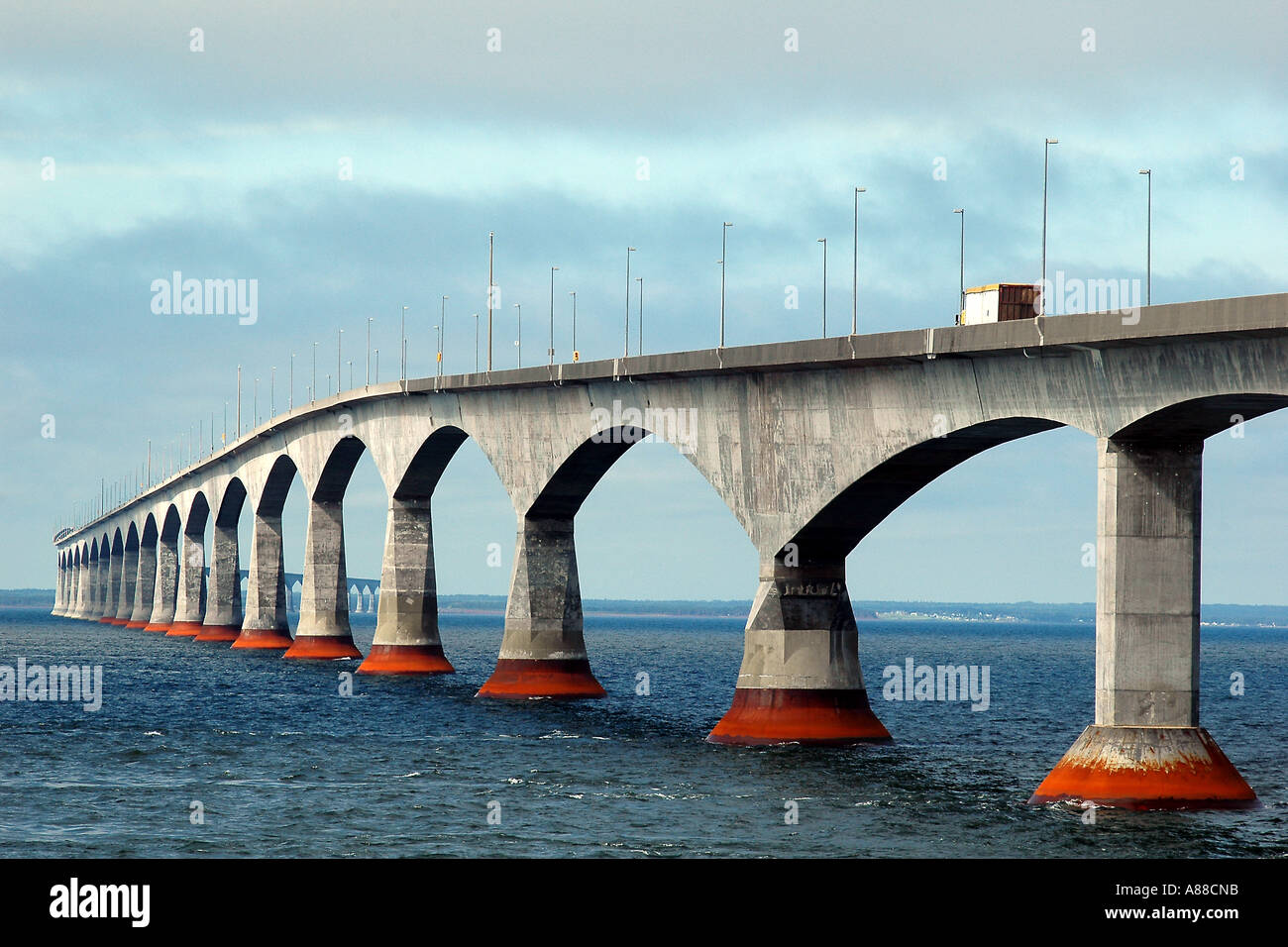 Confederation bridge Stock Photo