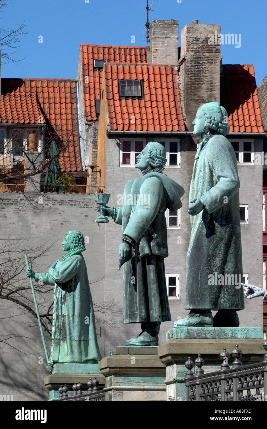 Statues at the Marble Church Copenhagen Denmark Stock Photo Alamy