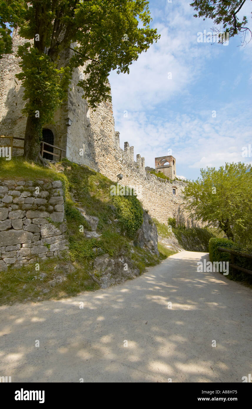 Castle of Avio Rovereto Italy Stock Photo