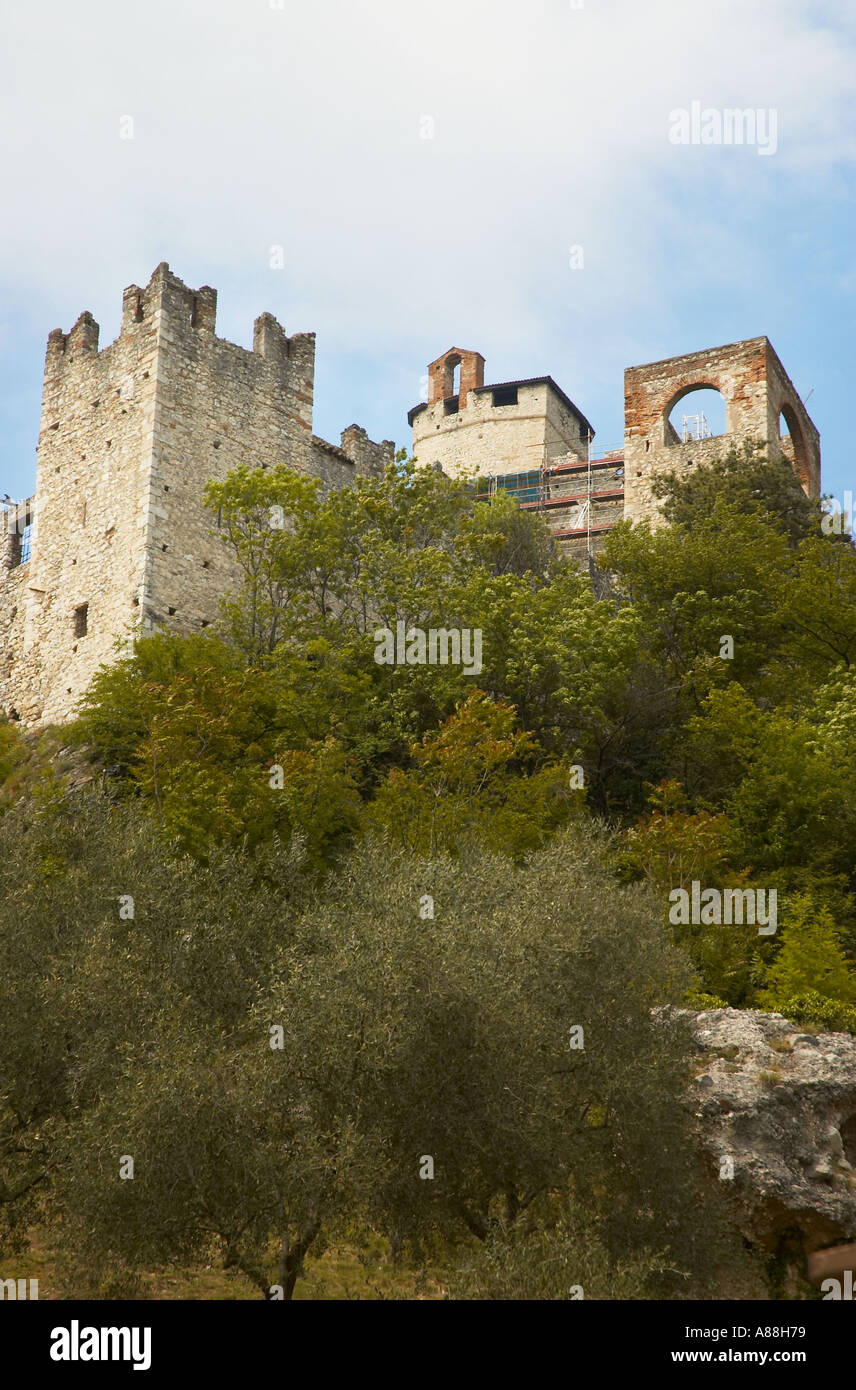 Castle of Avio Rovereto Italy Stock Photo