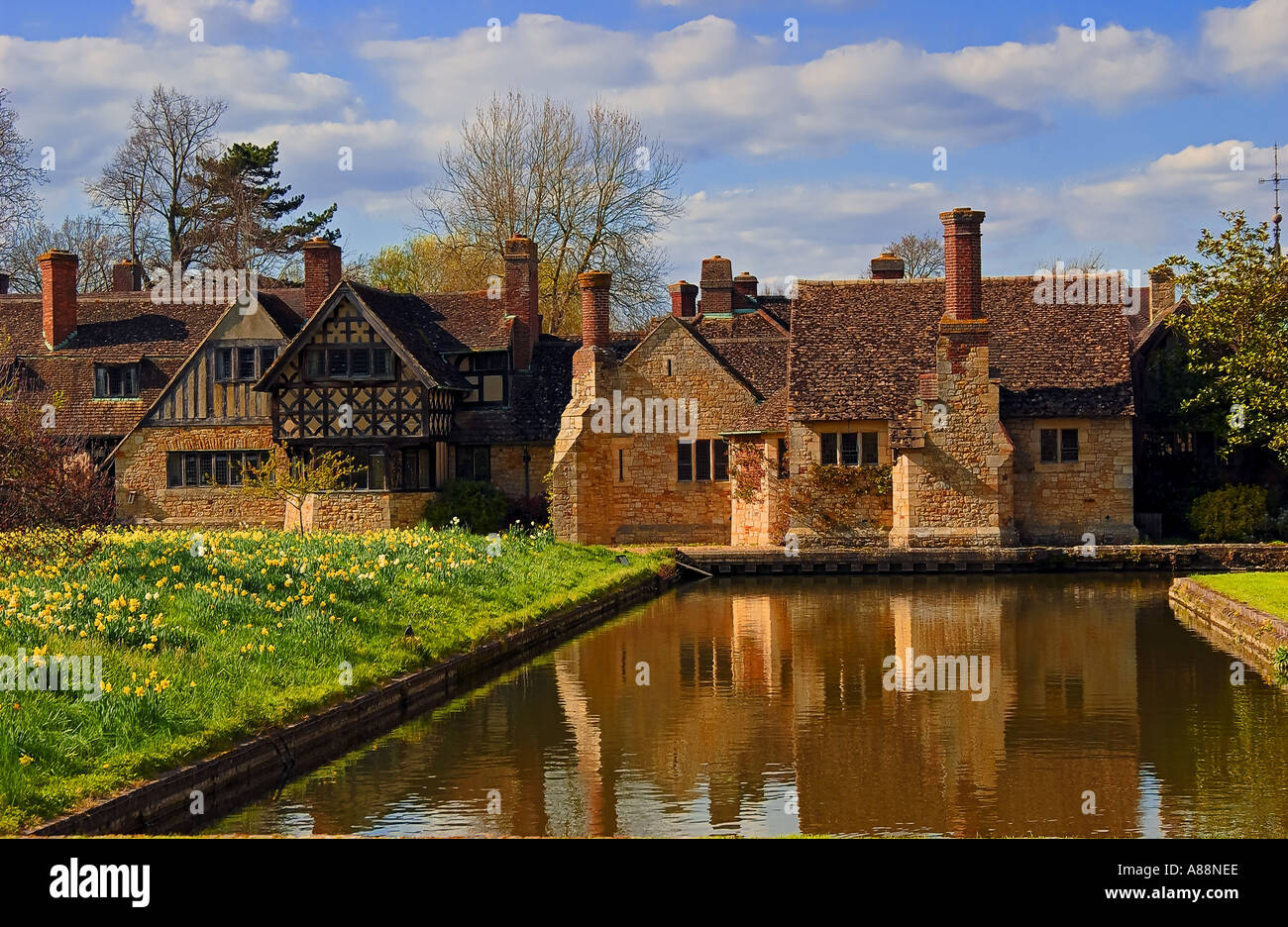 Tudor houses at Hever Castle Hever Kent England Stock Photo Alamy