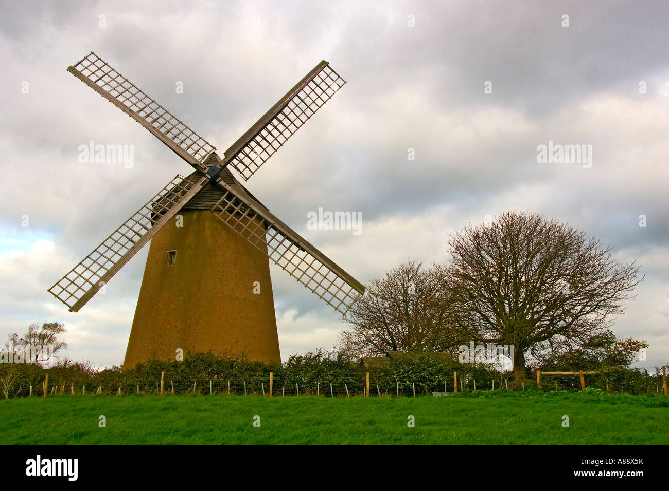 Bembridge Windmill, Isle of Wight Stock Photo - Alamy