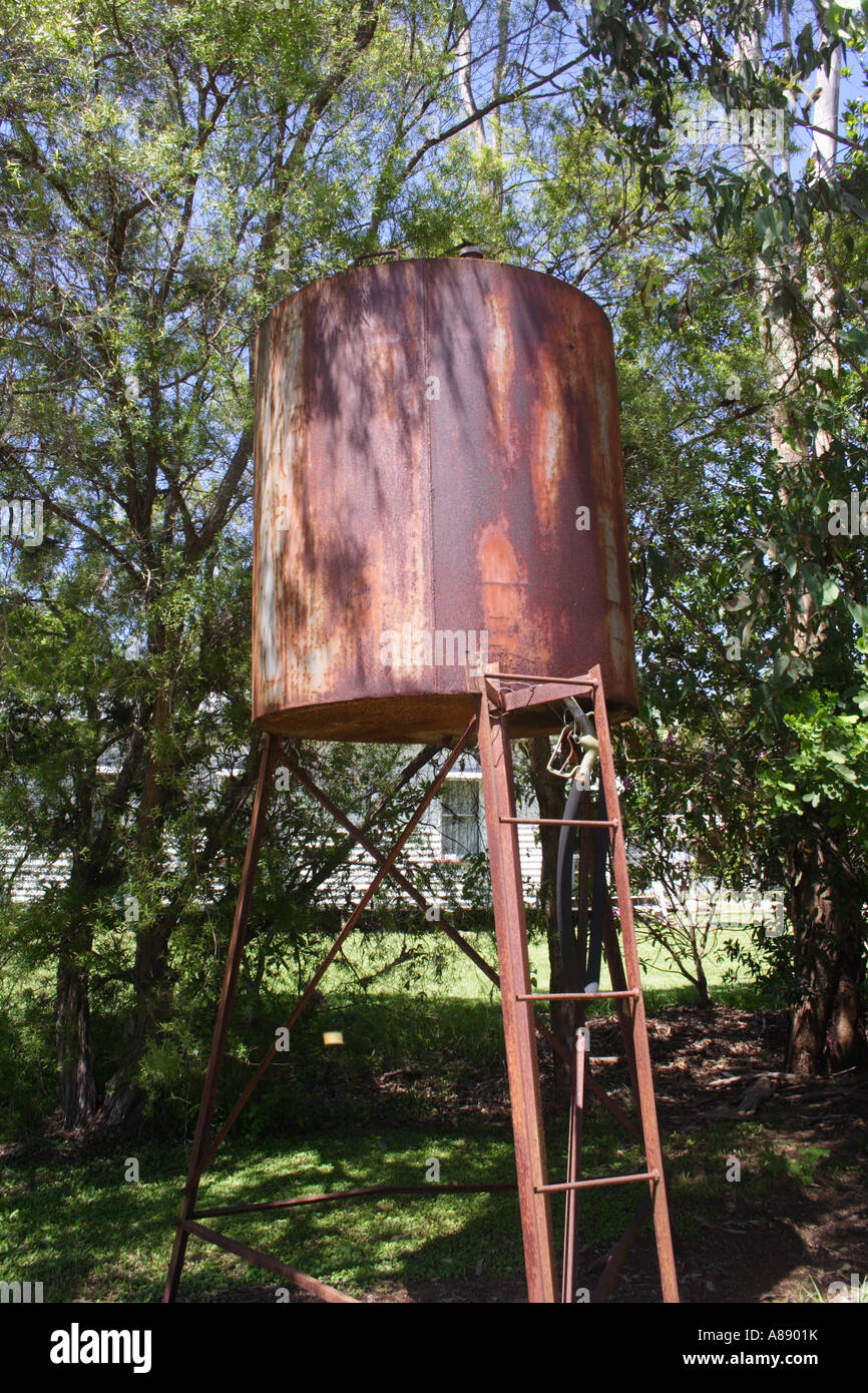 A RUSTY WATER TANK BDA10545 Stock Photo Alamy