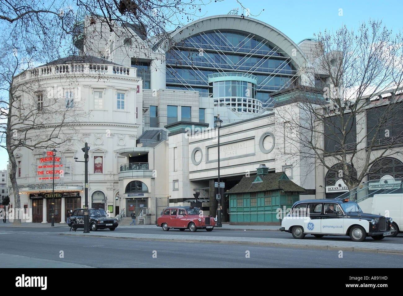 Charing Cross Station, Art Deco architecture, Embankment, London, Great