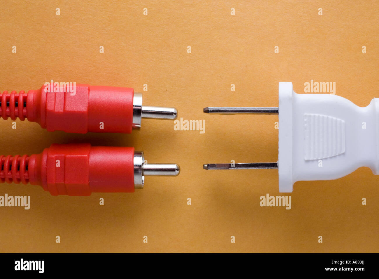Plugs used to connect various electronic appliances Stock Photo Alamy