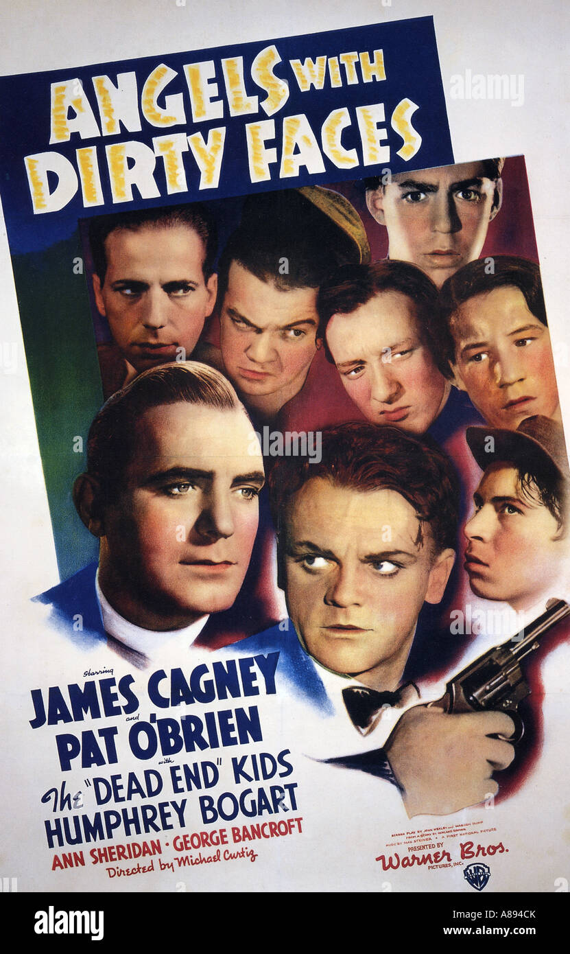 ANGELS WITH DIRTY FACES poster for 1938 Warner film with James Cagney
