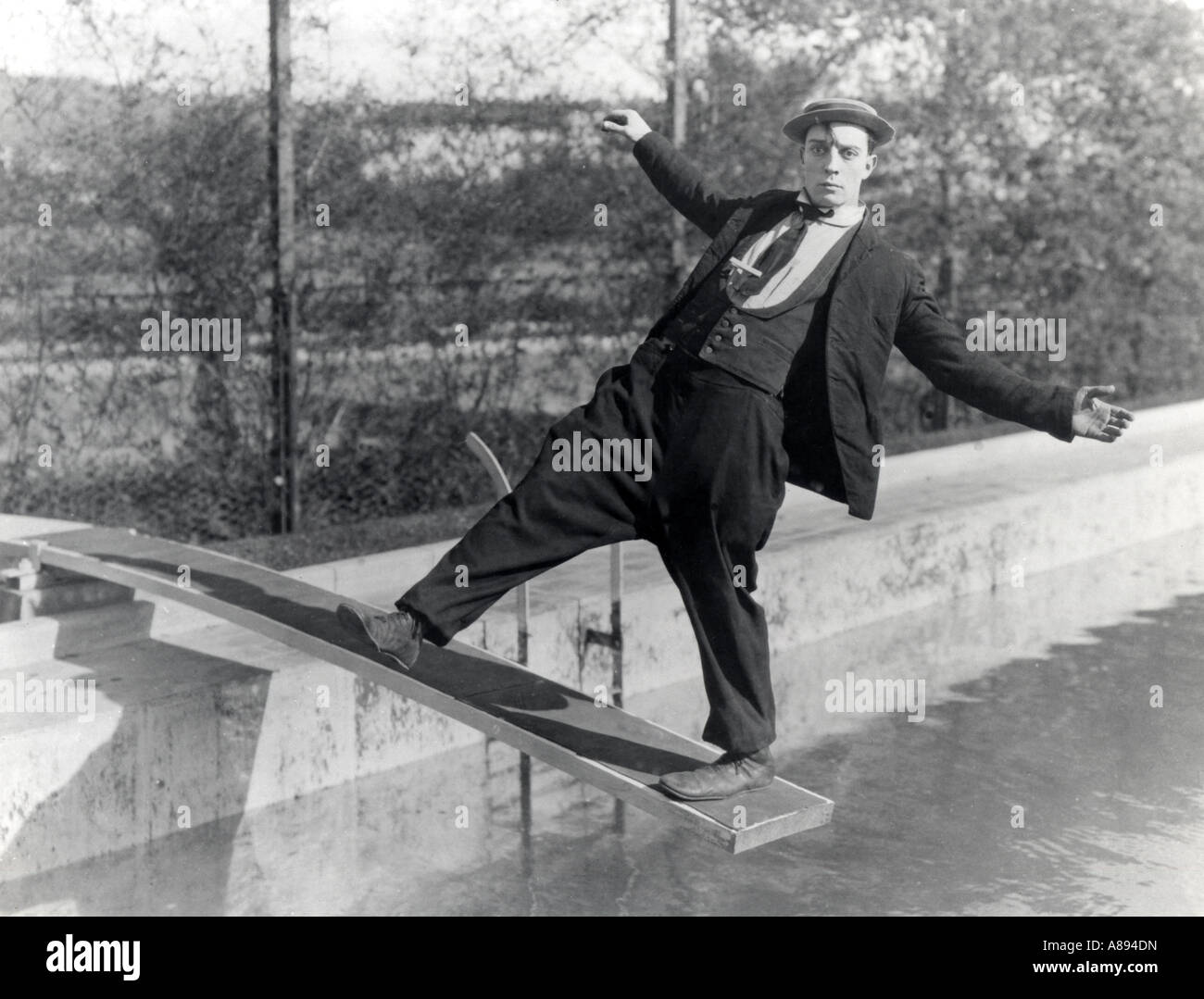BUSTER KEATON US silent film comedian 1895 to 1966 Stock Photo Alamy