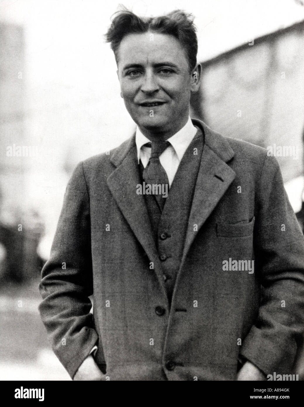 F SCOTT FITZGERALD (1896-1940) US novelist Stock Photo
