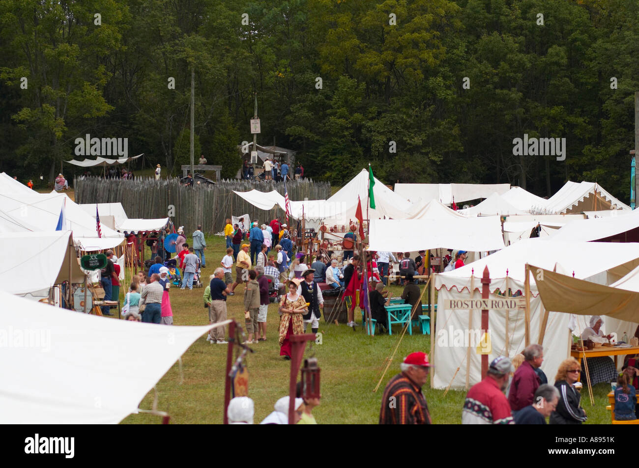 Fair at New Boston Stock Photo Alamy