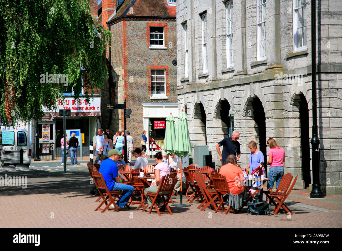 Cafe Bar Newport Isle of Wight Hampshire England Britain UK Stock Photo