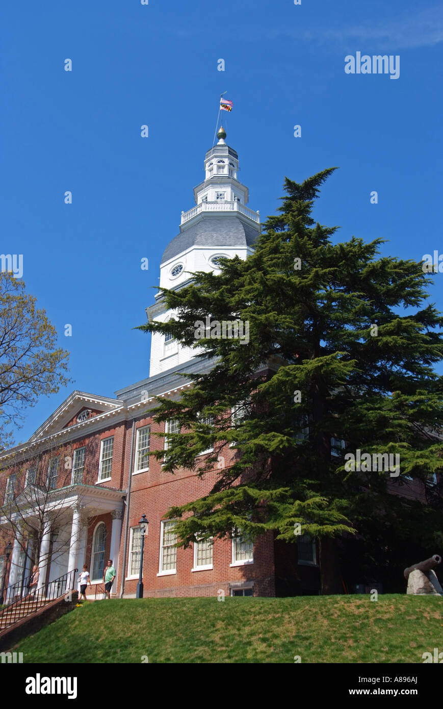 Maryland State Capitol Building Annapolis MD Stock Photo