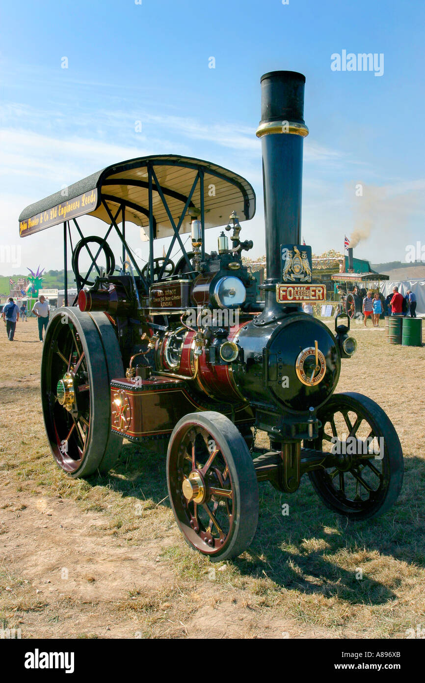 A John Fowler & Co road engine now owned by the Levens Hall Museum