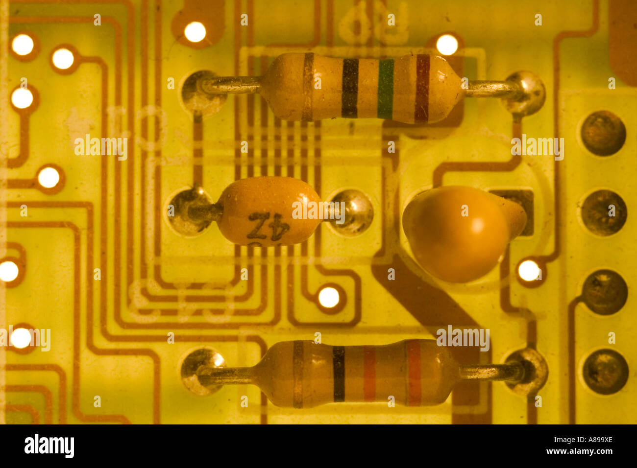 Microprocessor Stock Photo
