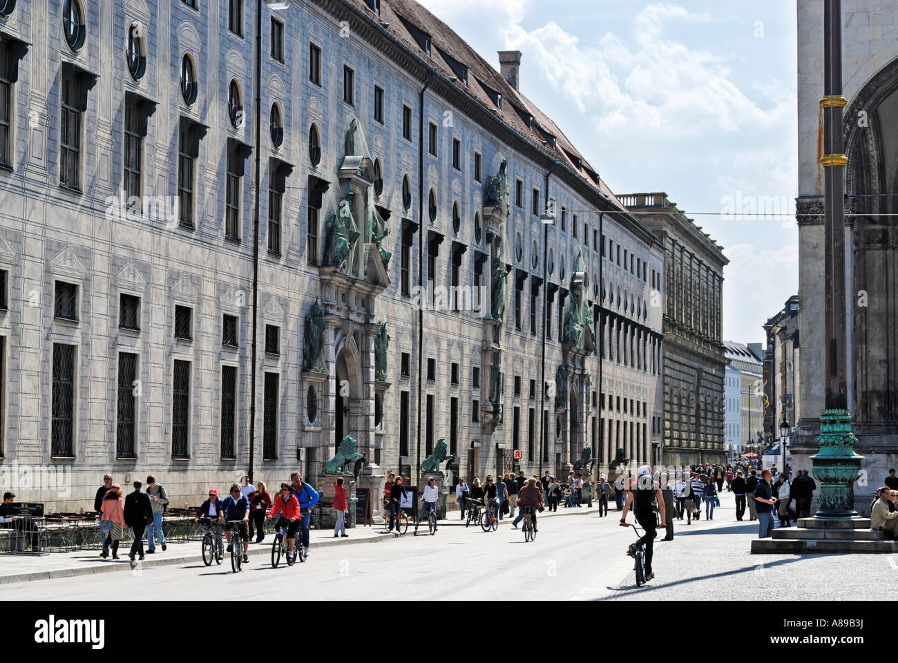 Residenzstrasse Munich Stock Photos & Residenzstrasse Munich Stock