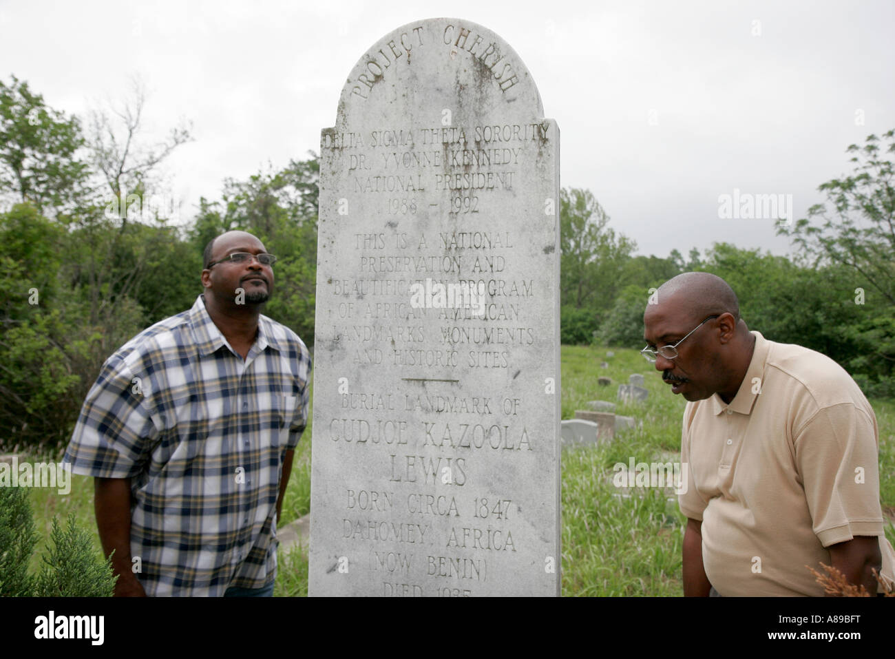 Mobile Alabama Africa Town Center Black History male cemetery
