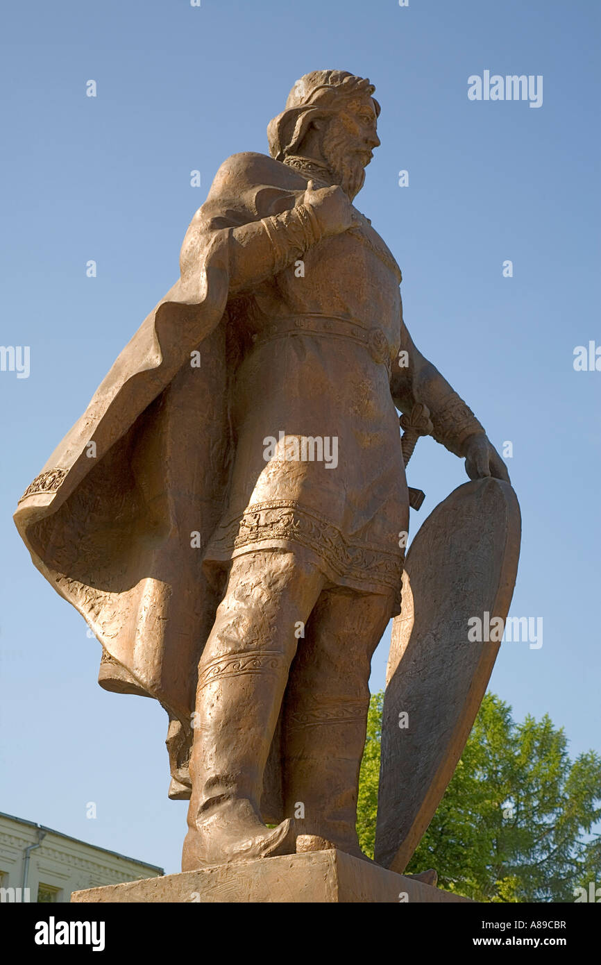 Monument of Grand Prince Alexander Nevsky, Vladimir, Russia Stock Photo