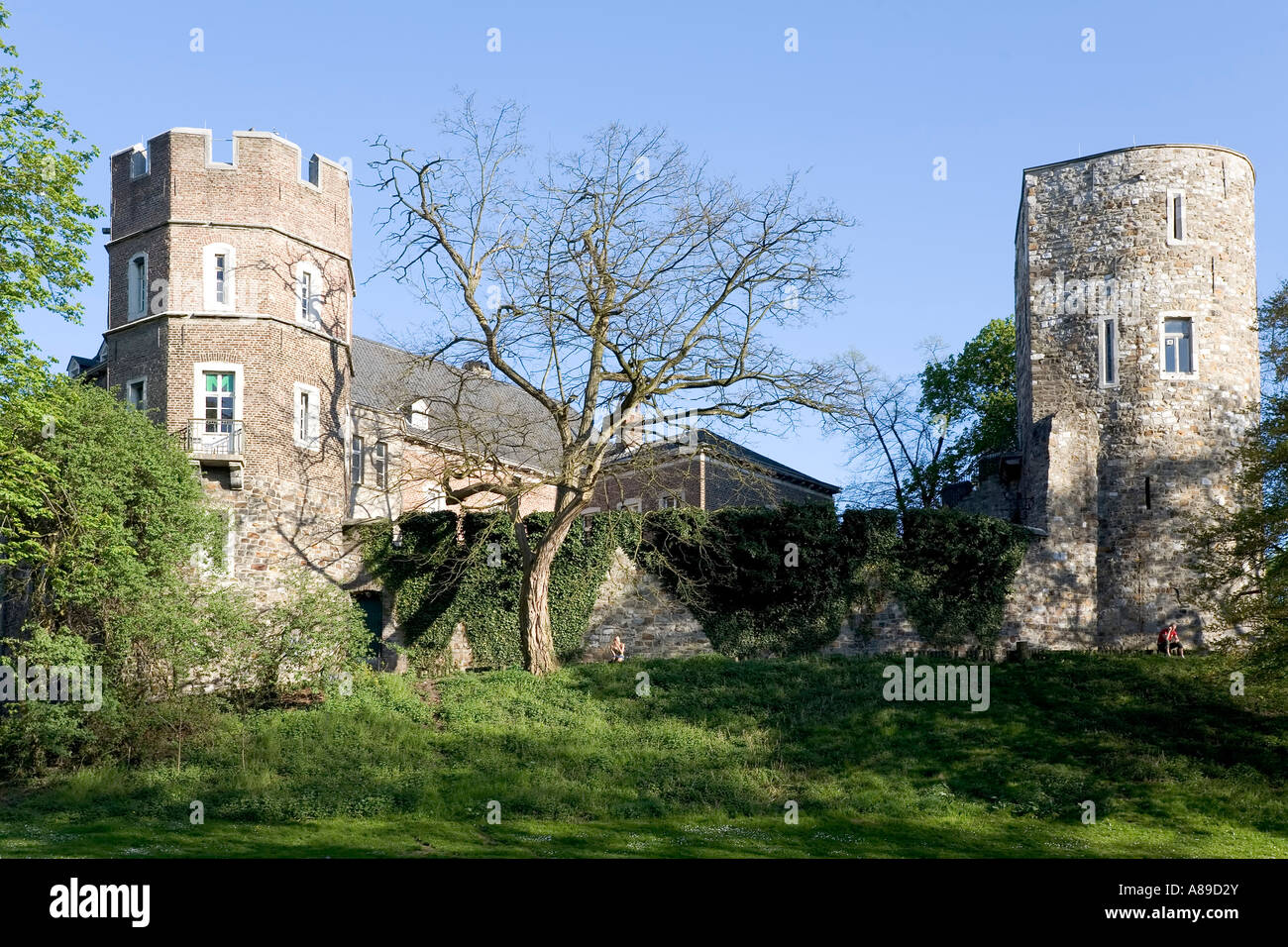 Castle Frankenberg, local heritage museum, Aachen, NRW, Germany Stock Photo