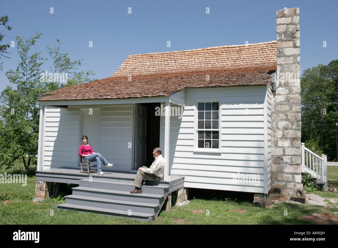 Alabama Monroe County,Perdue Hill,William Barrett Travis Cottage,built