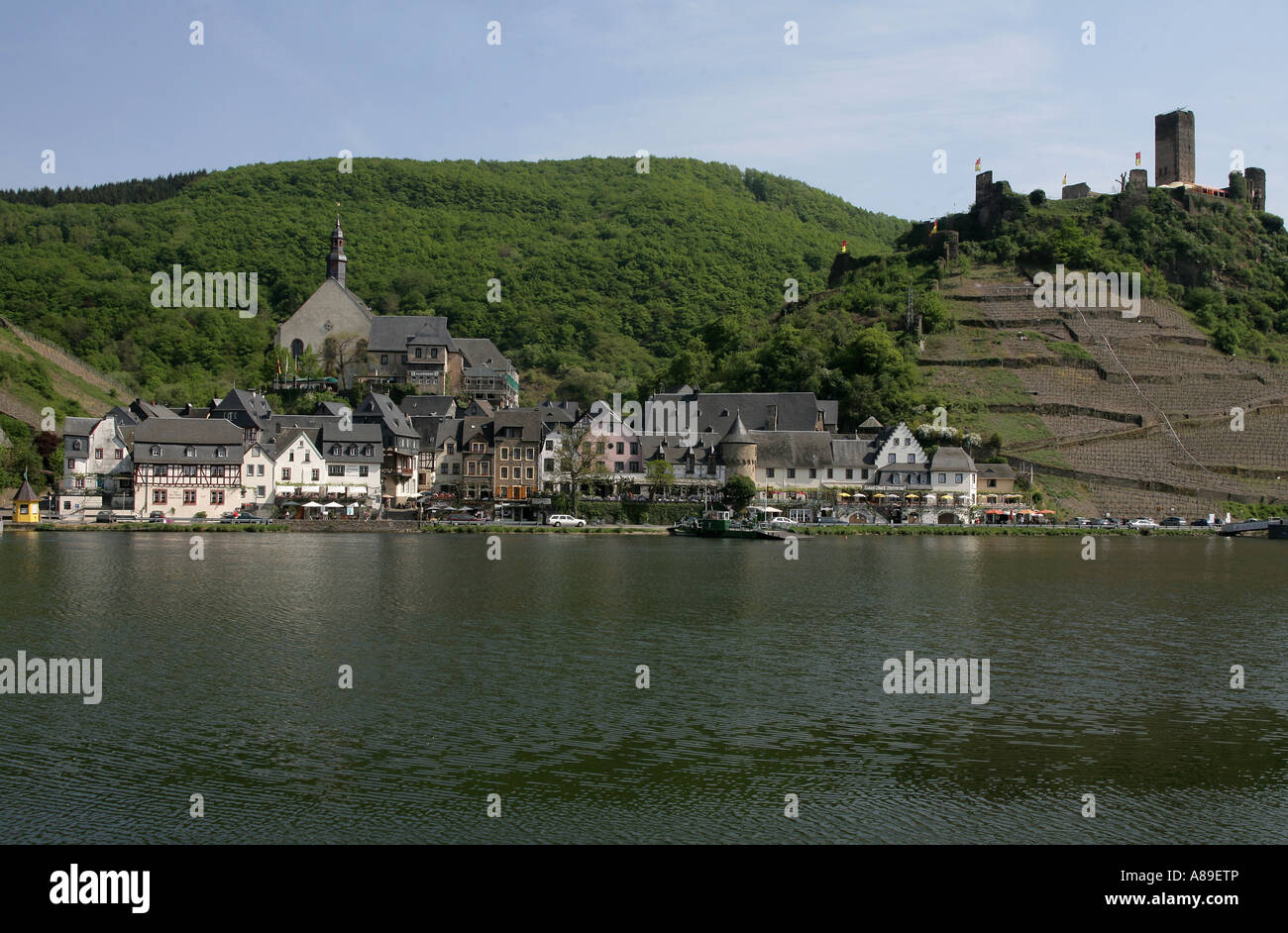 Beilstein in the moselle valley, Rhineland-Palatinate Germany Stock Photo