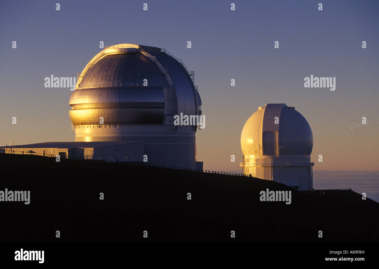 NASA observatory at the Mauna Kea in Big Island , Hawaii, USA Stock Photo