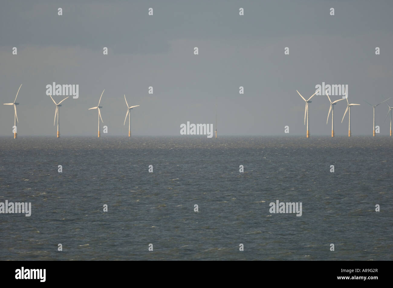 Kentish Flats offshore wind farm Stock Photo Alamy