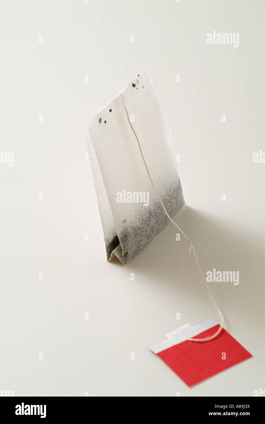 Teabag Close Up Stock Photo
