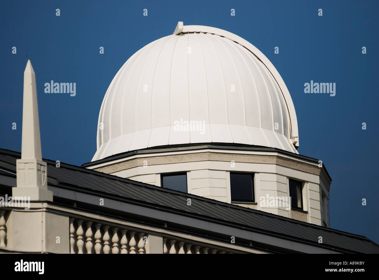 Observatory Urania, Franz-Josef-Kai, Vienna, Austria Stock Photo