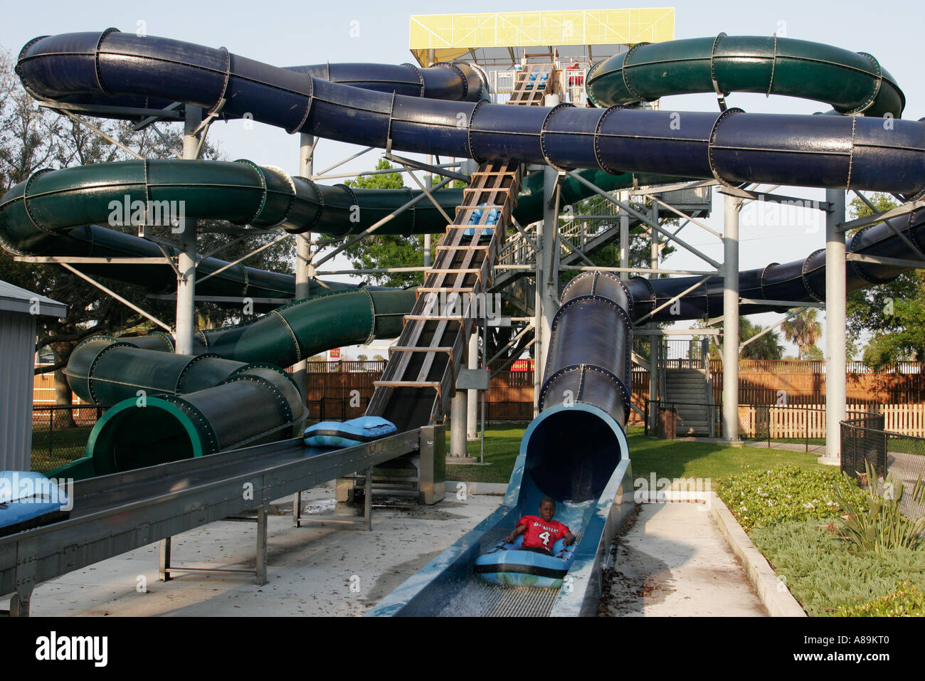 Winter Haven Florida Cypress Gardens Adventure Park water slide tube