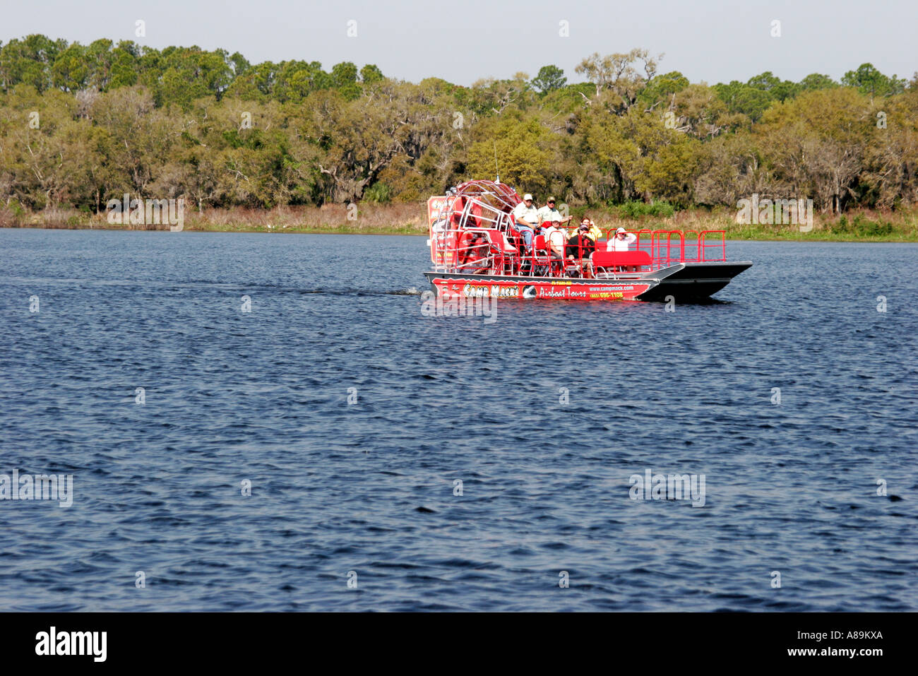 Florida Lake Kissimmee,Camp Mack's River water Resort Airboat Tour