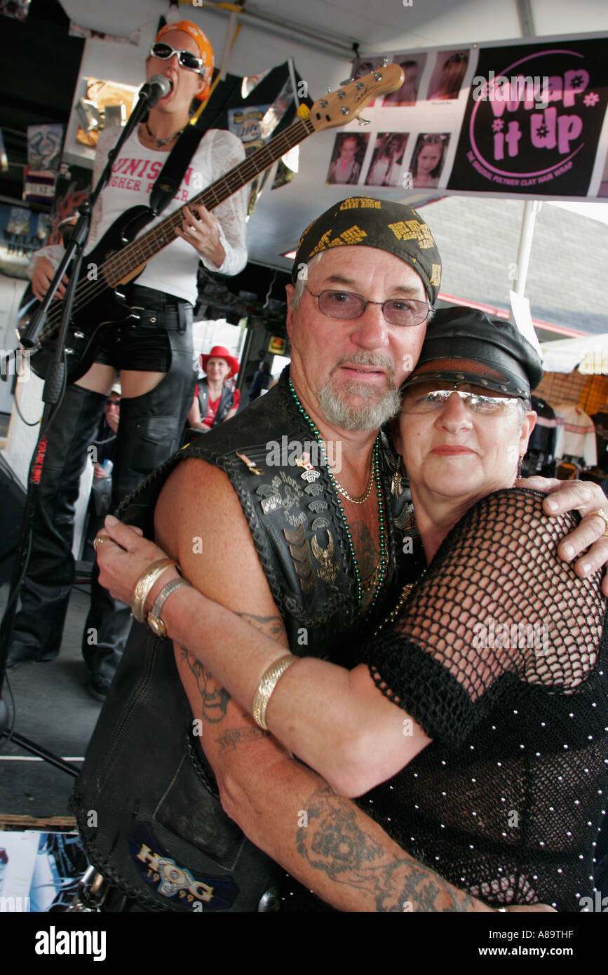 Daytona Beach Florida,Main Street,Iron Horse Saloon,adult adults woman women female lady,bass