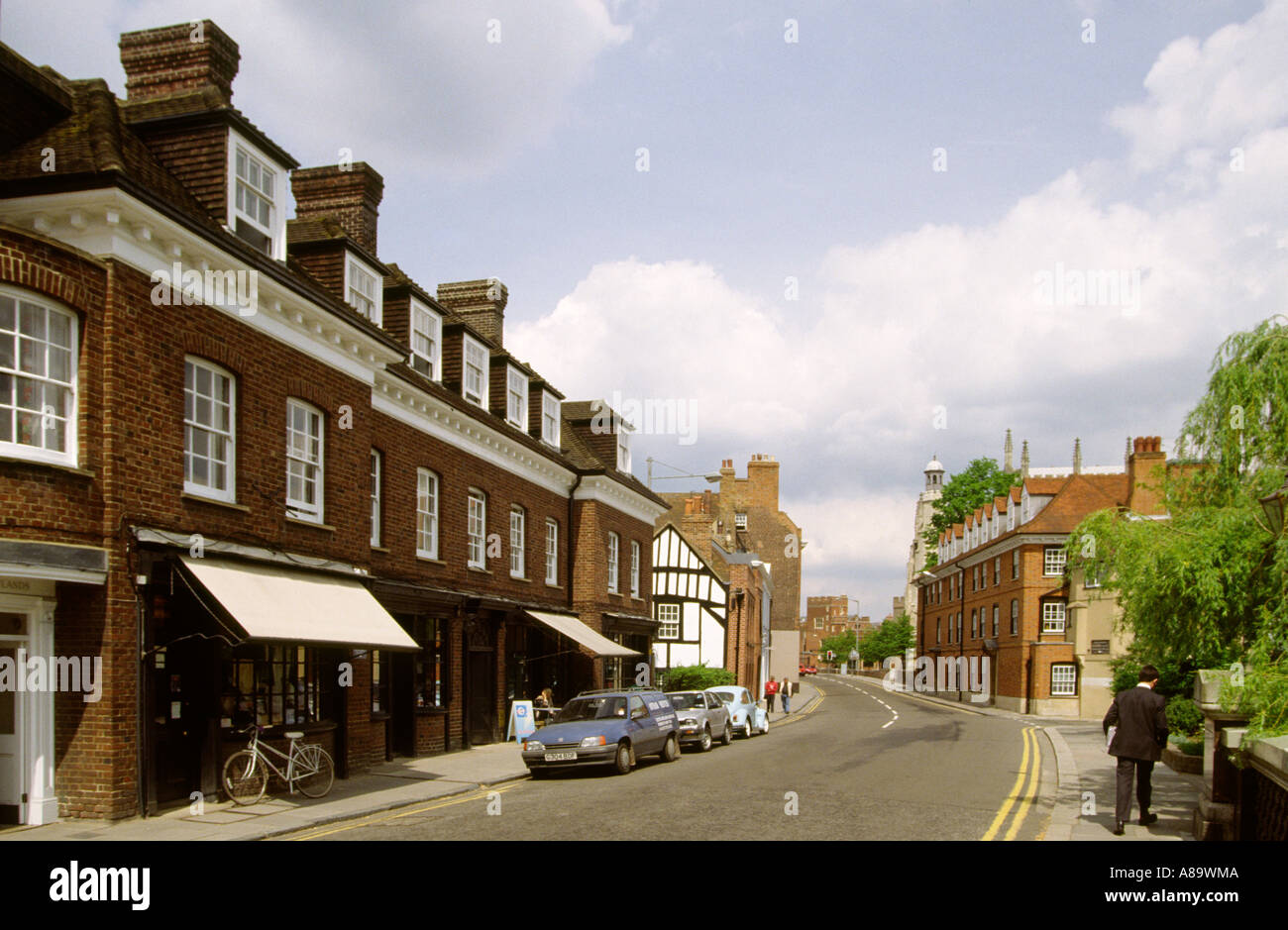 Berkshire Eton High Street Stock Photo Alamy