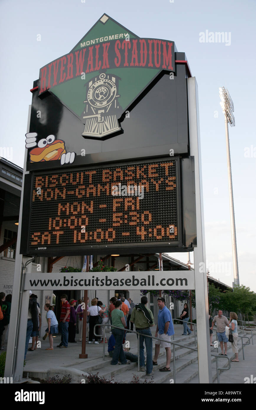 Montgomery Alabama,River waterwalk Stadium,Biscuits Baseball,AA Minor