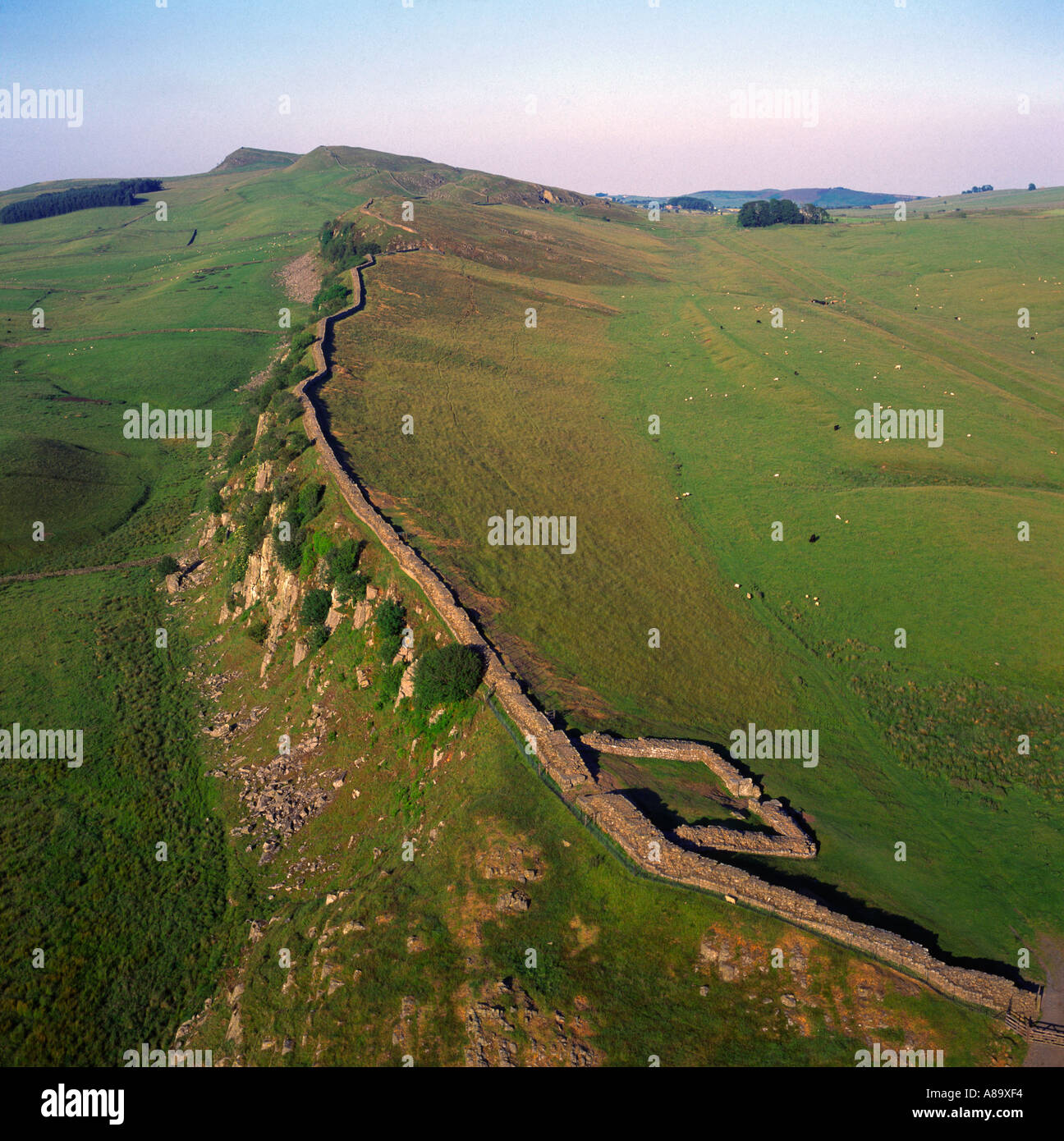 Hadrian Wall Aerial Hi res Stock Photography And Images Alamy