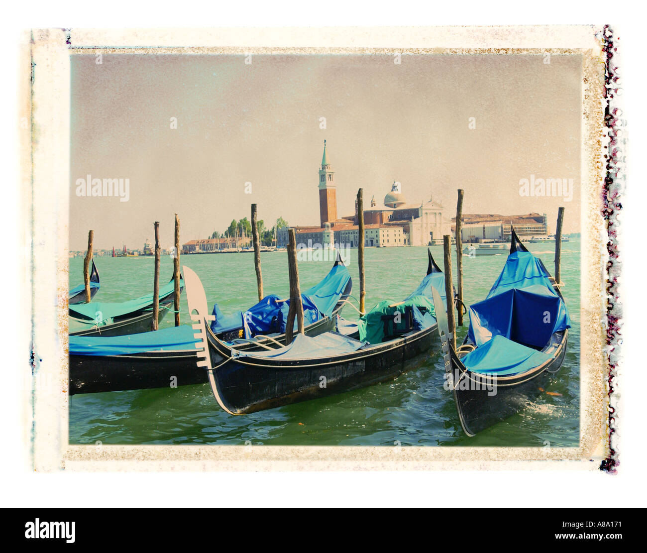 Gondolas venice Italy Stock Photo - Alamy