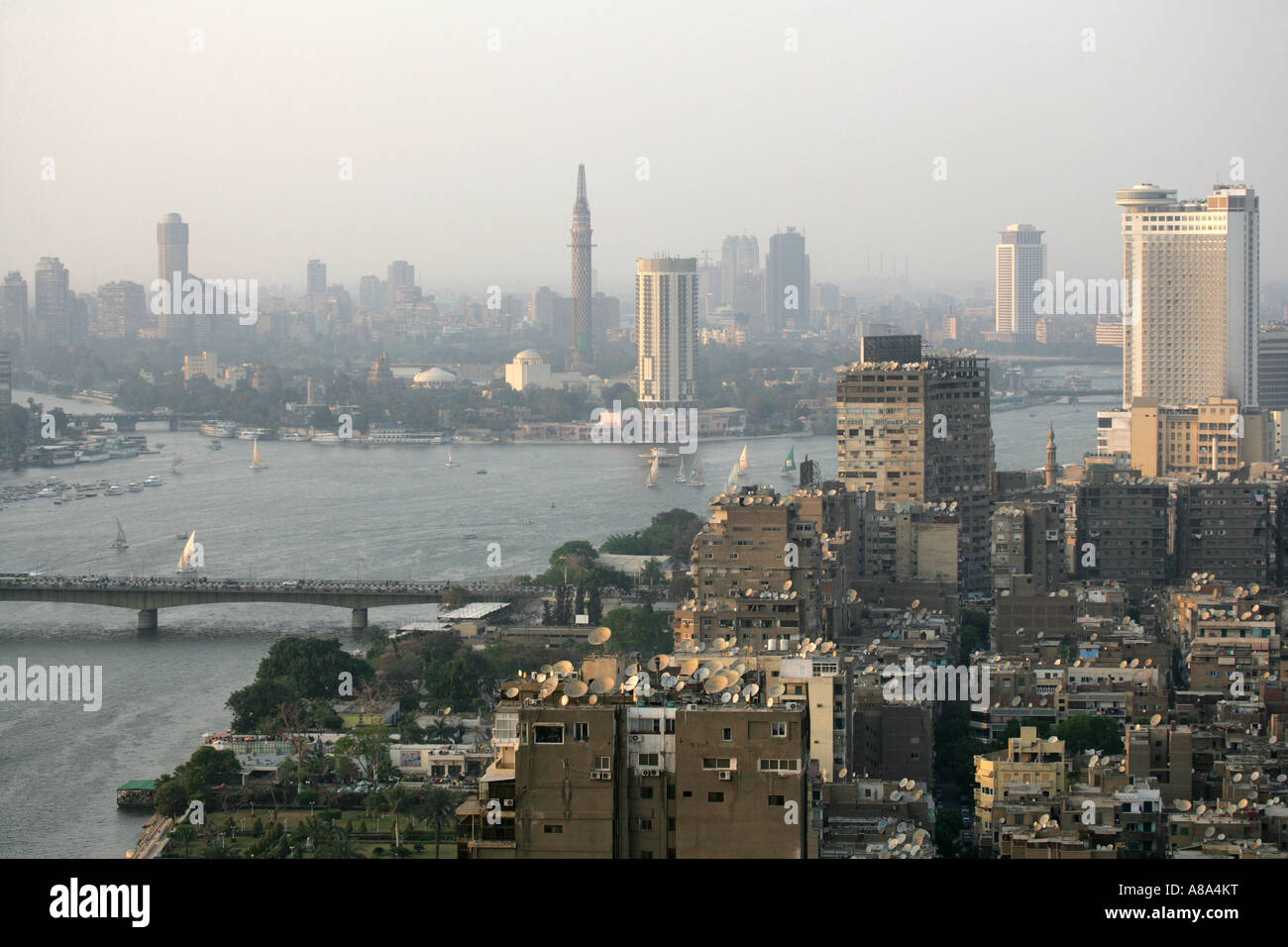 View of downtown Cairo in Egypt Stock Photo - Alamy