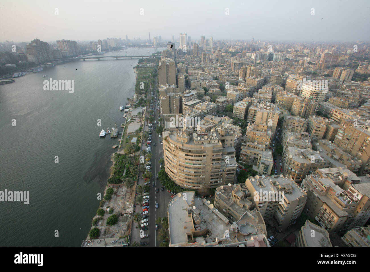 Downtown Cairo and the River Nile in Egypt Stock Photo - Alamy
