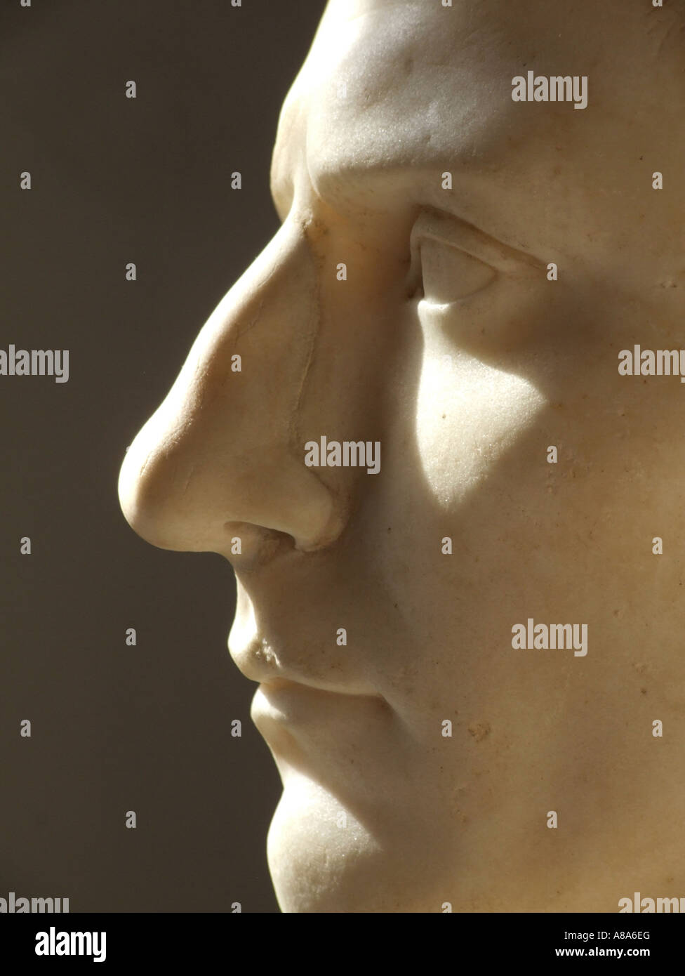 male statue at the musei capitolini museum in rome Stock Photo - Alamy