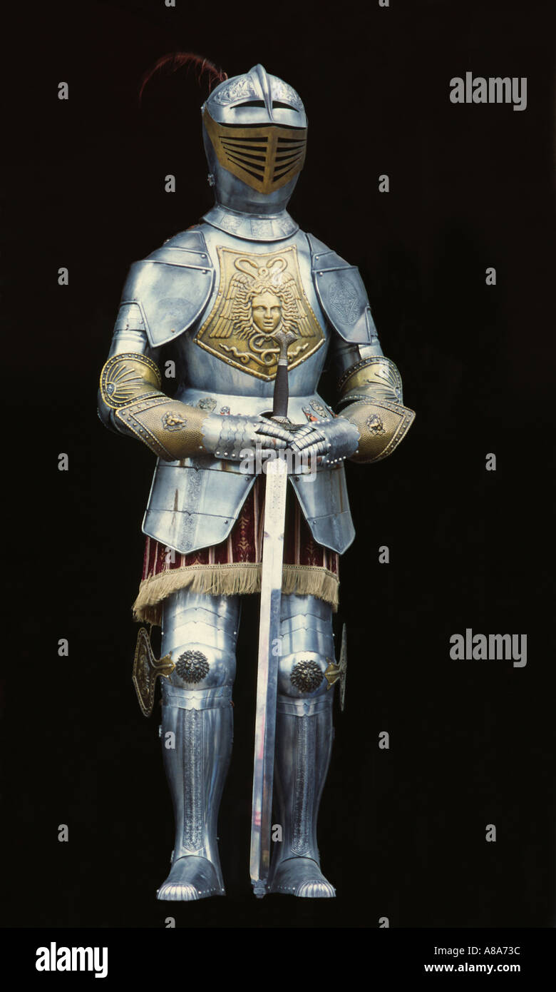 A suit of armor knight Stock Photo - Alamy