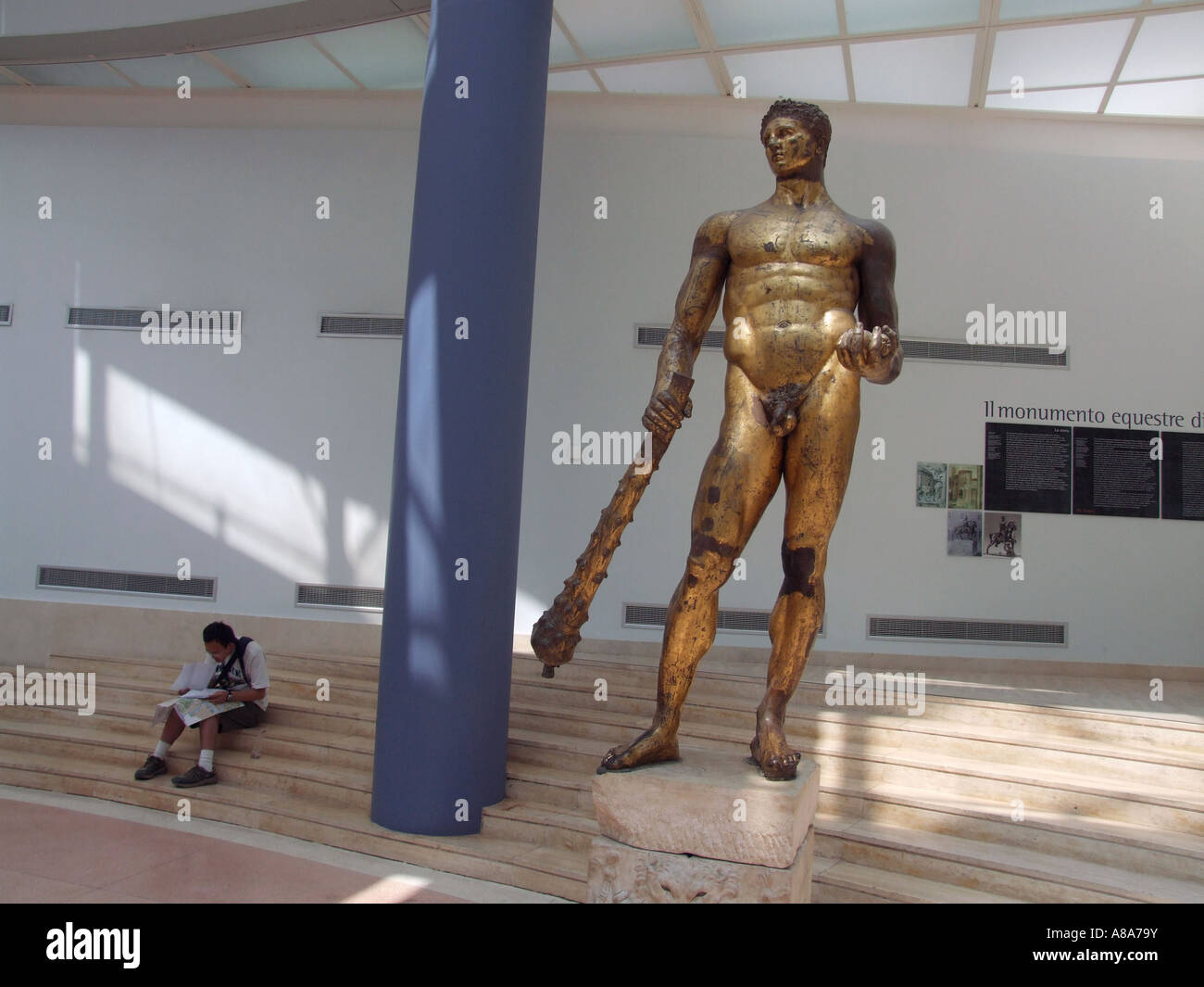 hercules statue at the musei capitolini museum in rome Stock Photo - Alamy