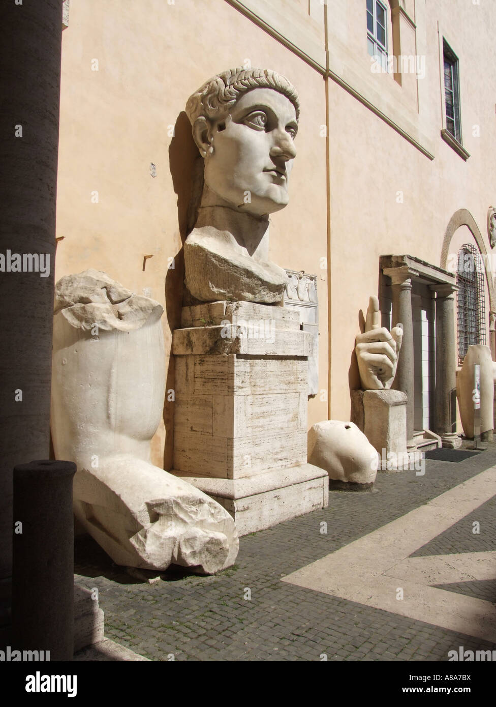 emperor constantine at the musei capitolini museum in rome Stock Photo ...