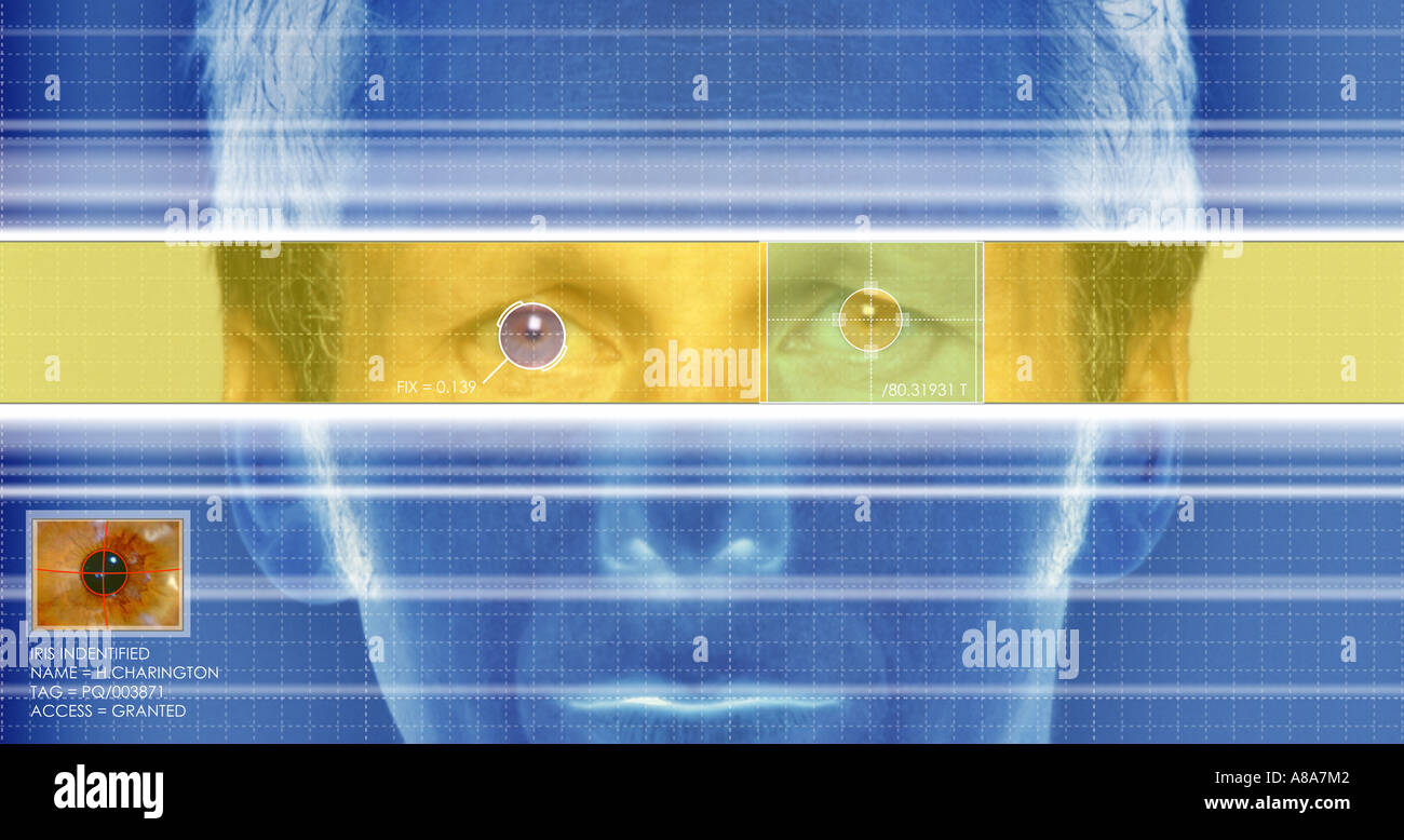 Iris recognition system Stock Photo - Alamy