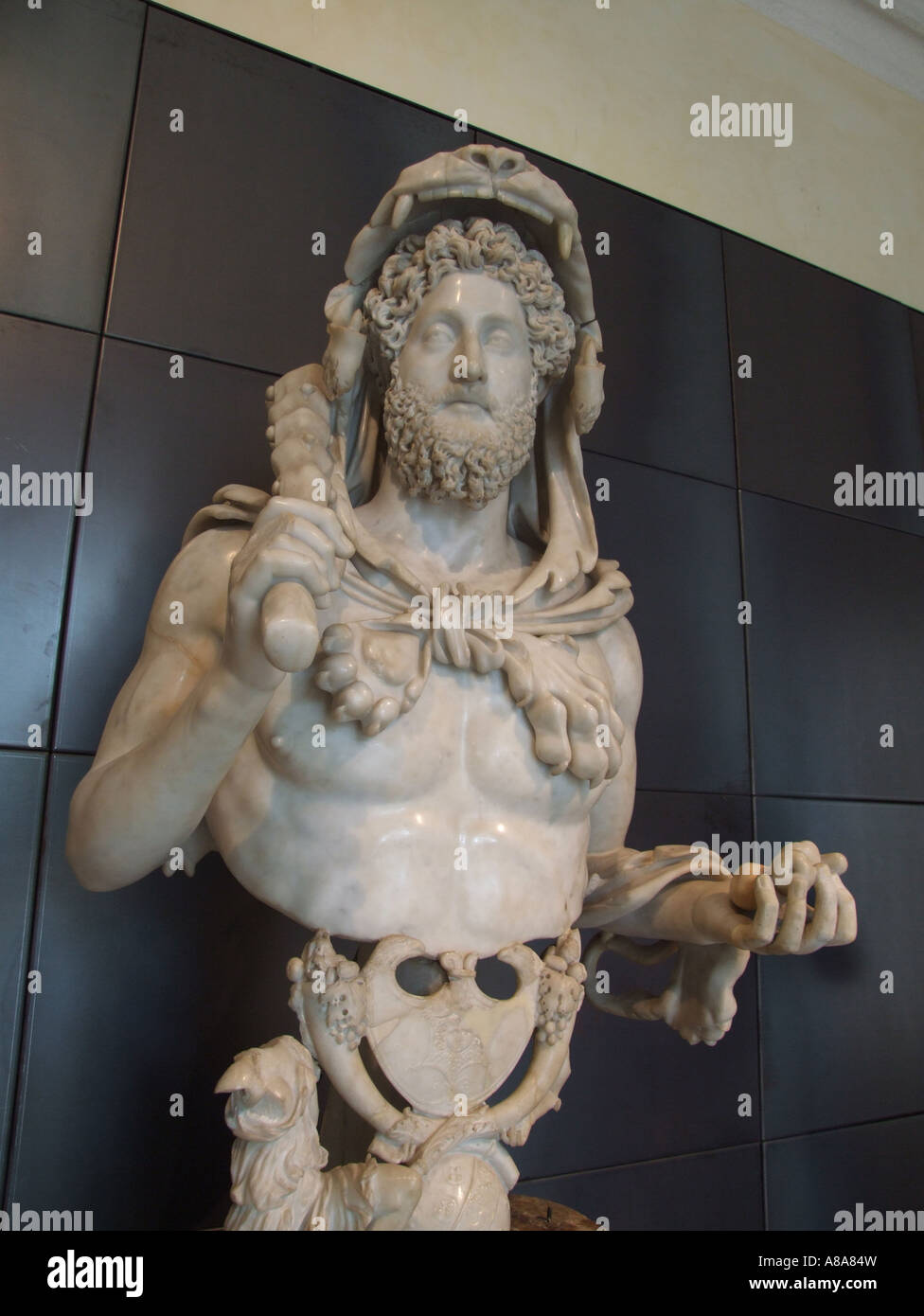 statues at the capitoline museum in rome Stock Photo - Alamy