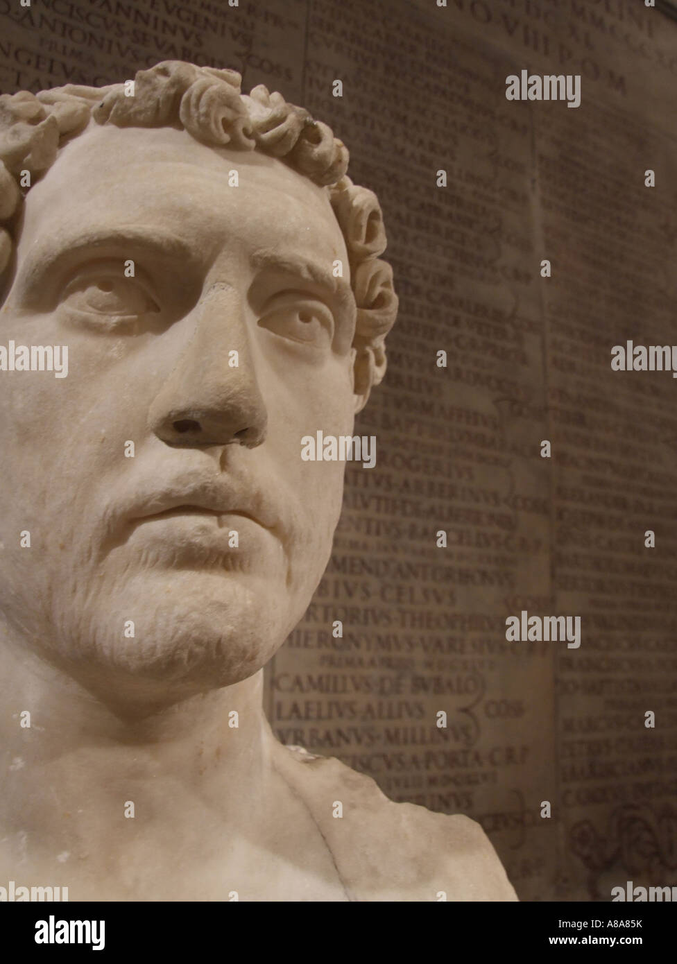 statues at the musei capitolini museum in rome Stock Photo - Alamy