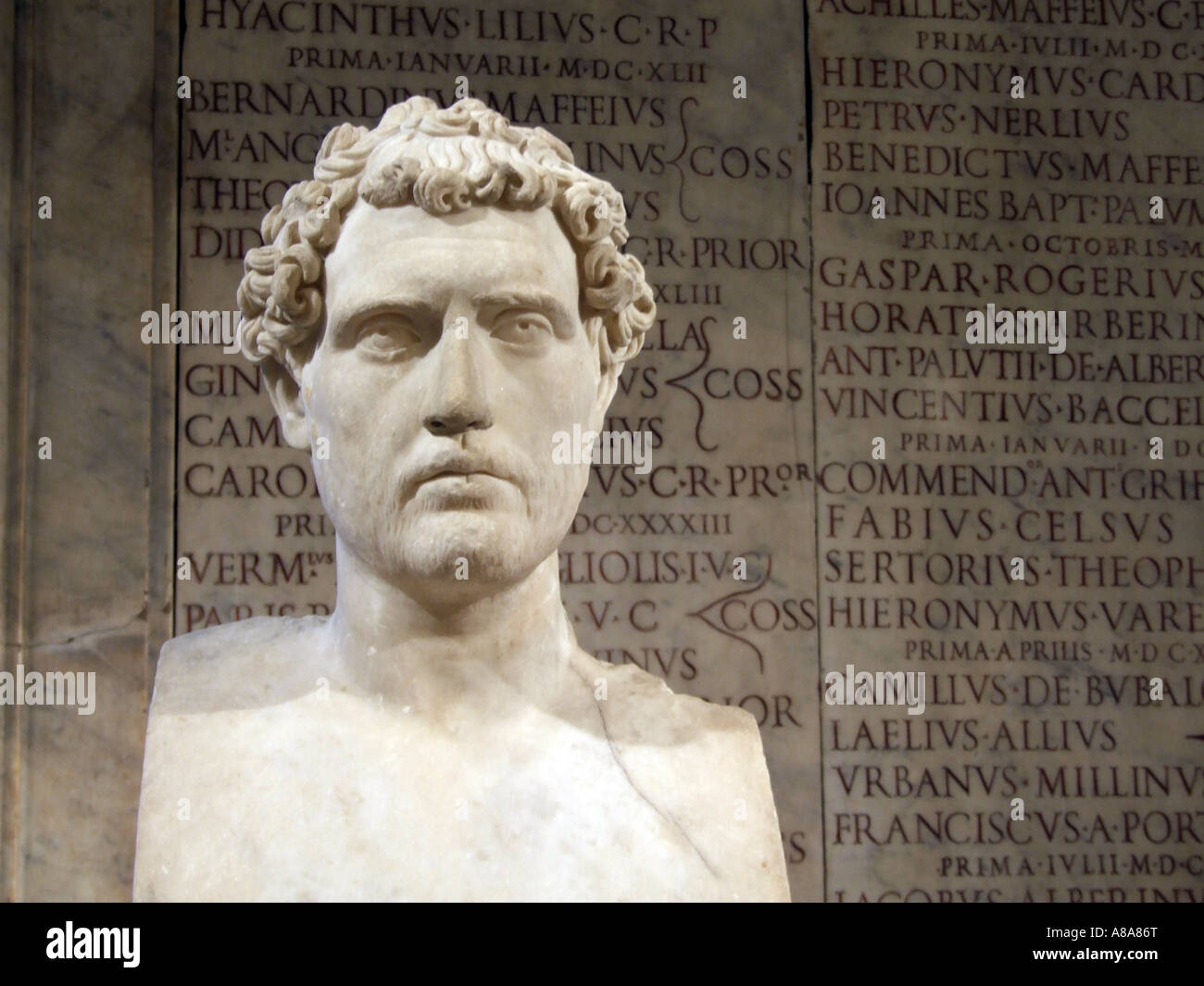 statue at the musei capitolini museum in rome Stock Photo - Alamy