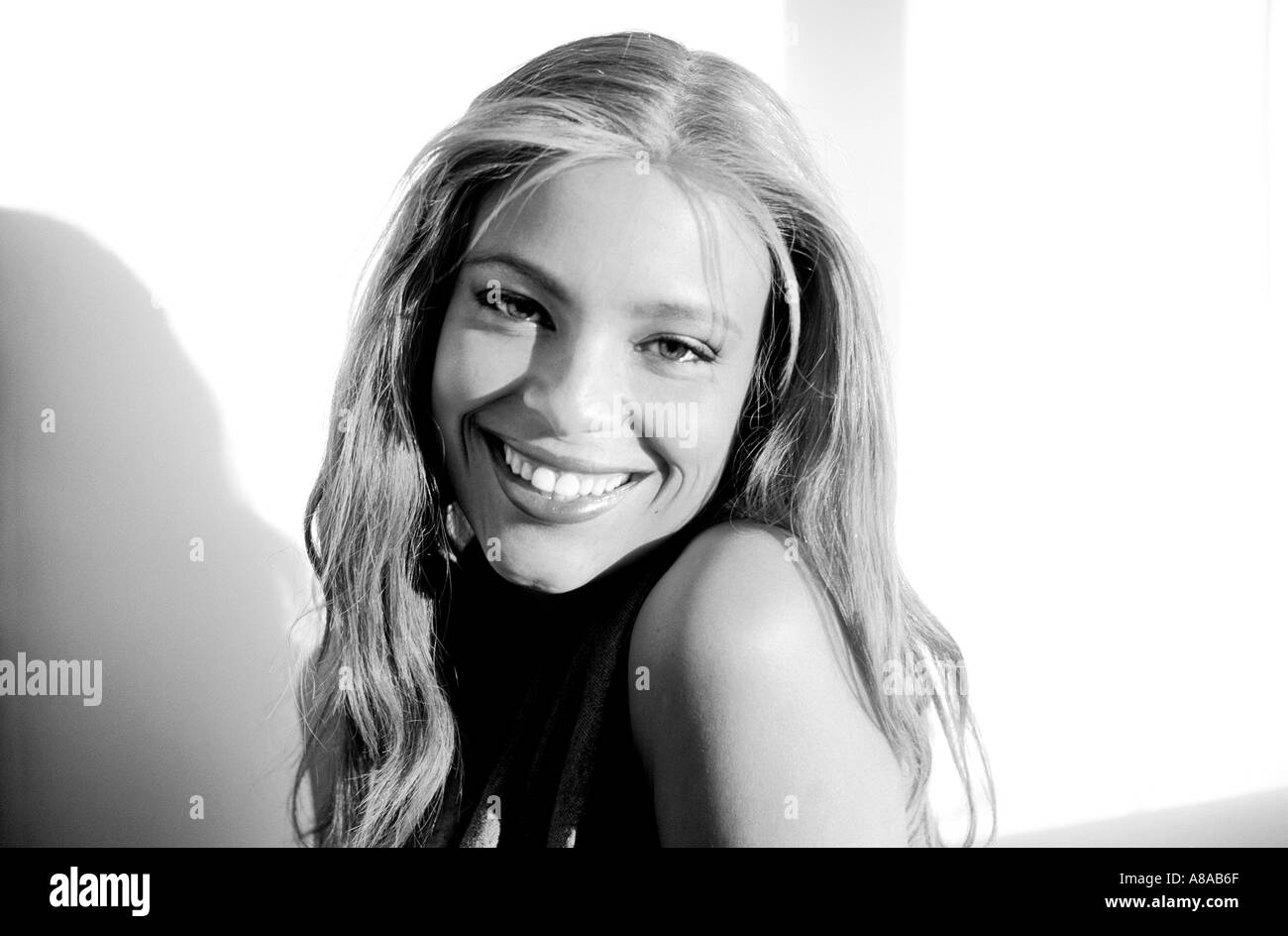 18 years woman Black and White Stock Photos & Images - Alamy